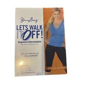 Jenny Craig: Let's Walk It (DVD) (2-Disc Set) Brand New